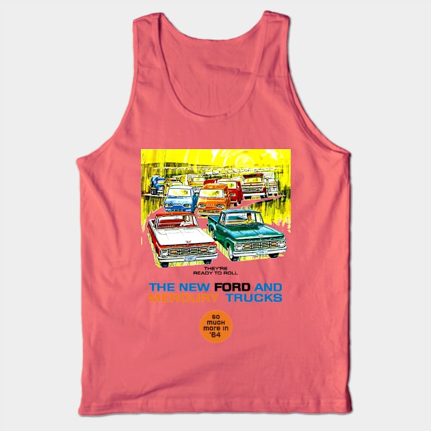 1964 FORD TRUCKS - advert Tank Top by Throwback Motors